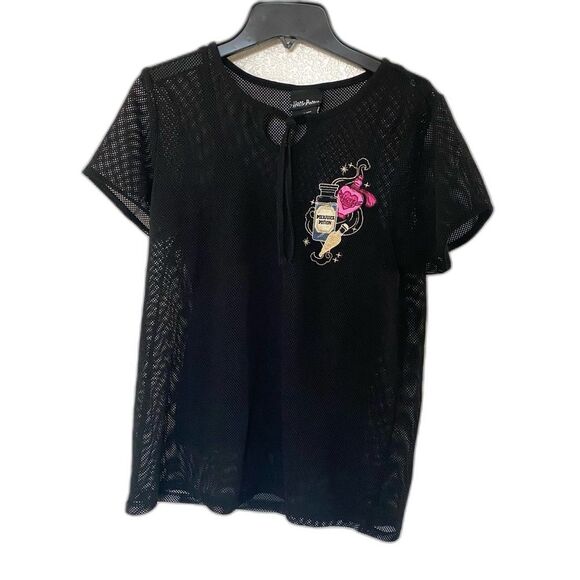 Harry Potter Mesh Top – Potion Embroidery, Girls M - Picture 1 of 9